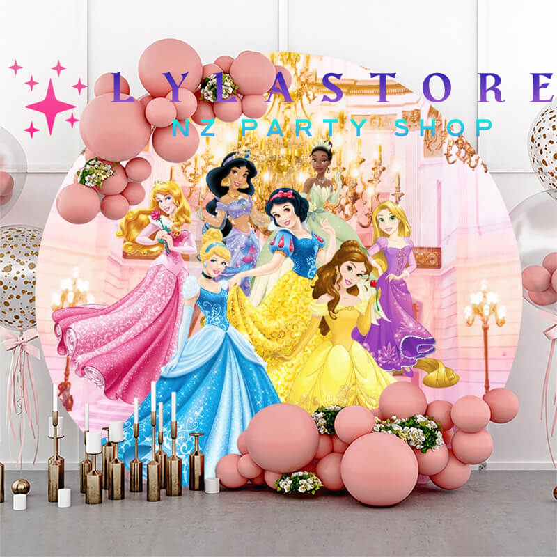 princess-birthday-backdrop-banner-hire-auckland-lylastore.com