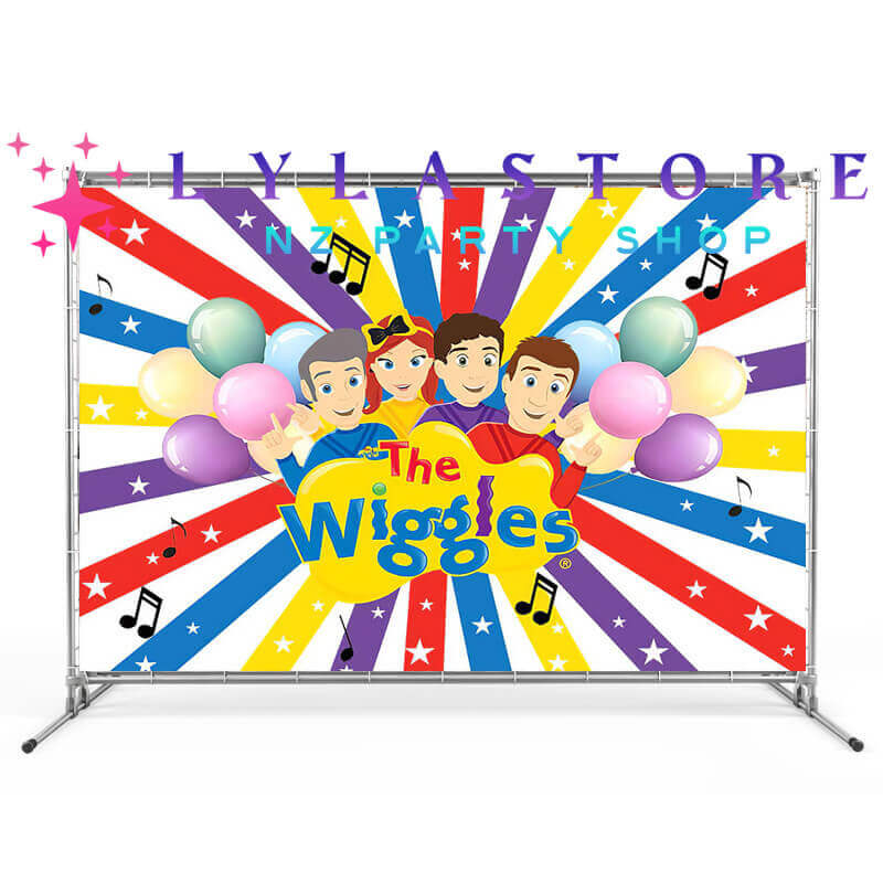 The Wiggles Birthday Party Backdrop | Banner - 01