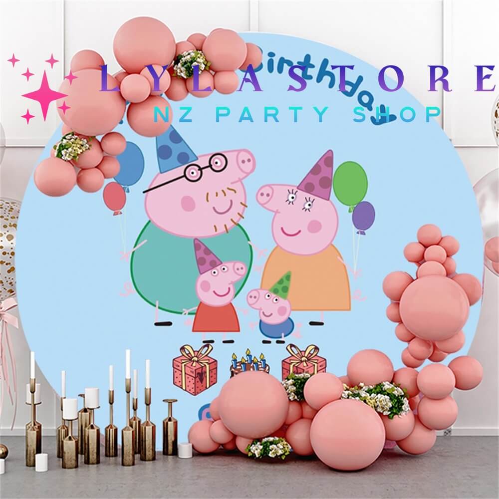 peppa-pig-birthday-backdrop-banner-hire-auckland-lylastore.com