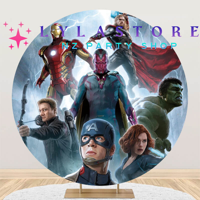 superhero-birthday-backdrop-banner-hire-auckland-lylastore.com