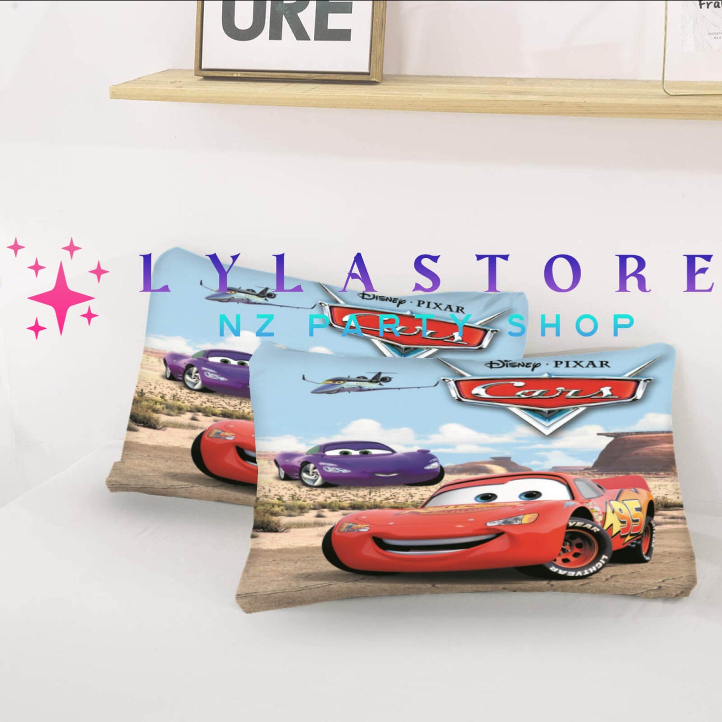 Disney Cars Duvet Cover Set - Perfect for Kids Bedroom