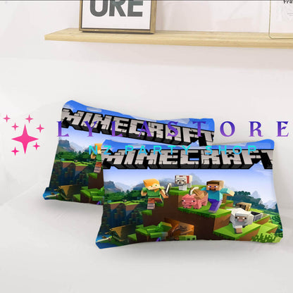 Minecraft Duvet Cover Set - Perfect for Kids Bedroom