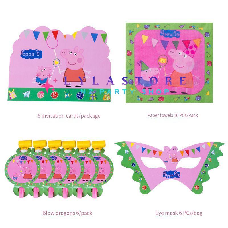 peppa-pig-card-mask-towel-birthday-decoration-lylastore.com