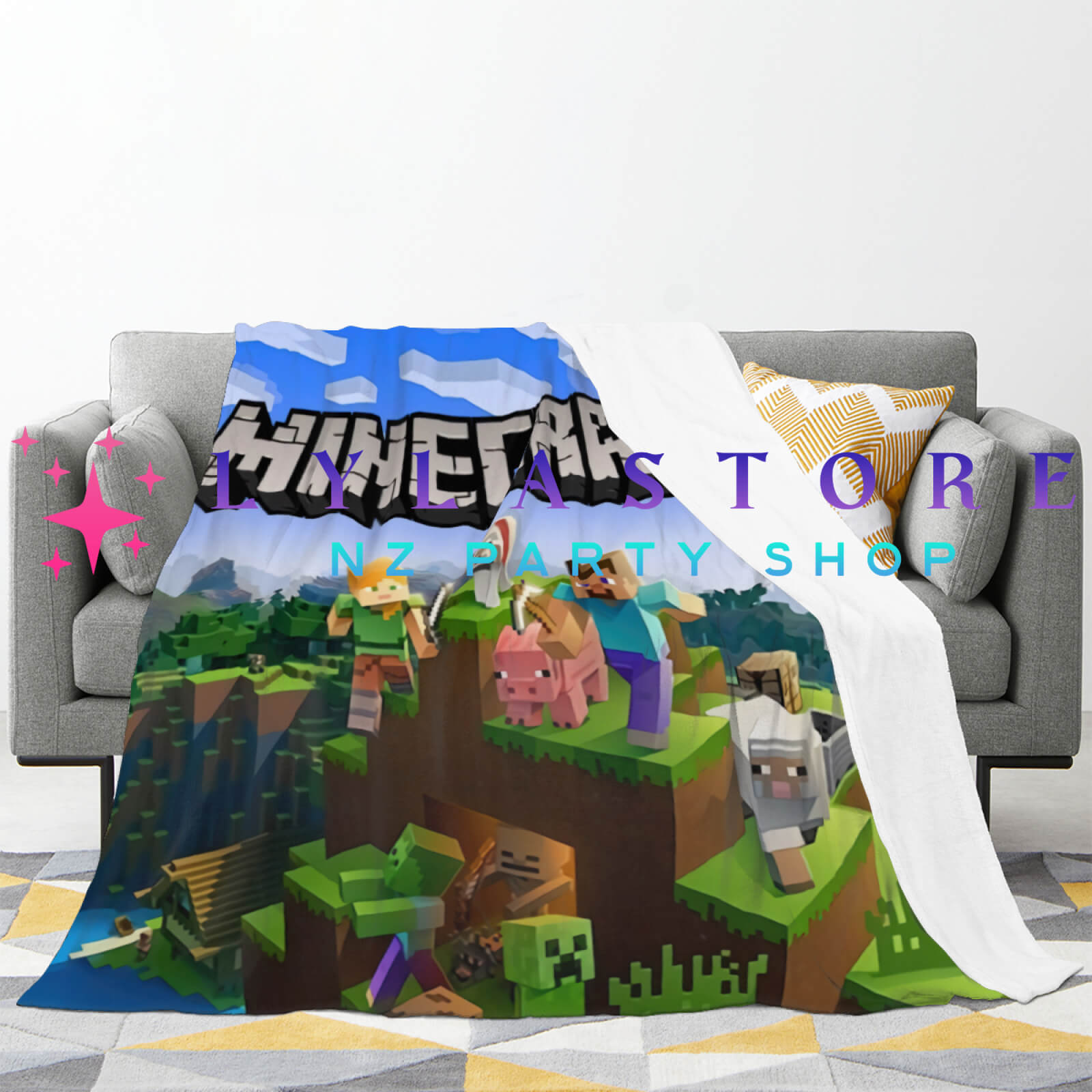 minecraft-blanket-nz-lylastore.com
