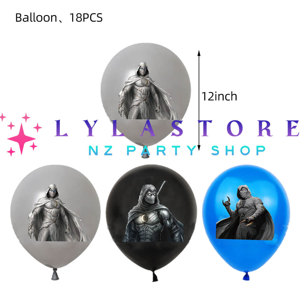 Moon Knight Birthday Party Balloon Decoration Set