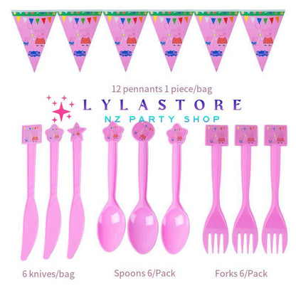 peppa-pig-spoon-fork-knife-birthday-decoration-lylastore.com