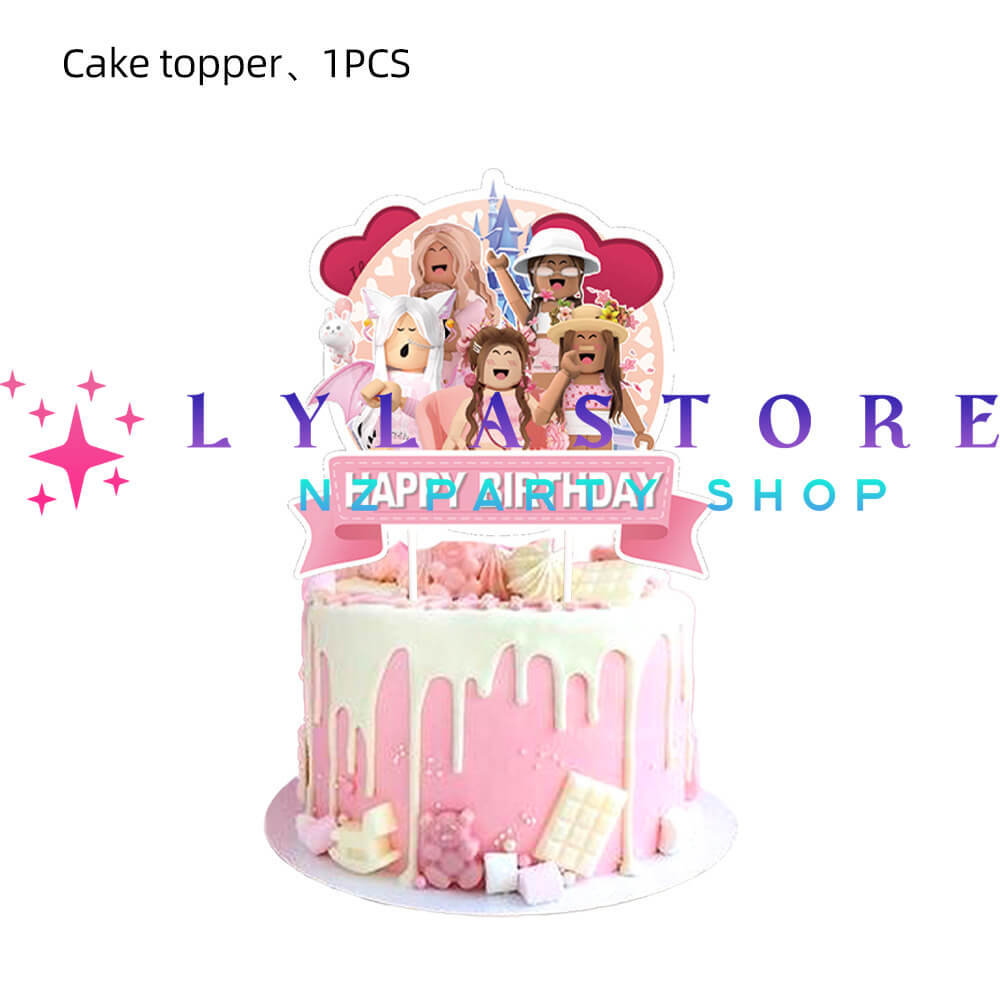 roblox-pink-cake-topper-birthday-decoration-lylastore.com