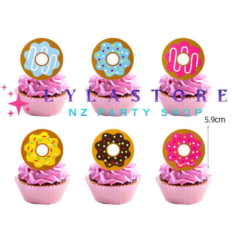 donut-cupcake-topper-birthday-decoration-lylastore.com
