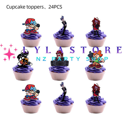friday-night-funkin-cupcake-topper-birthday-decoration-lylastore.com