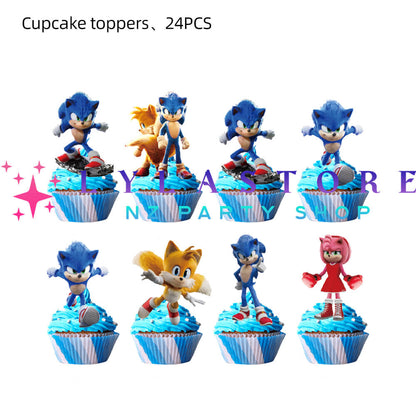 sonic-cupcake-topper-birthday-decoration-lylastore.com