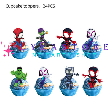 spidey-cupcake-topper-birthday-decoration-lylastore.com