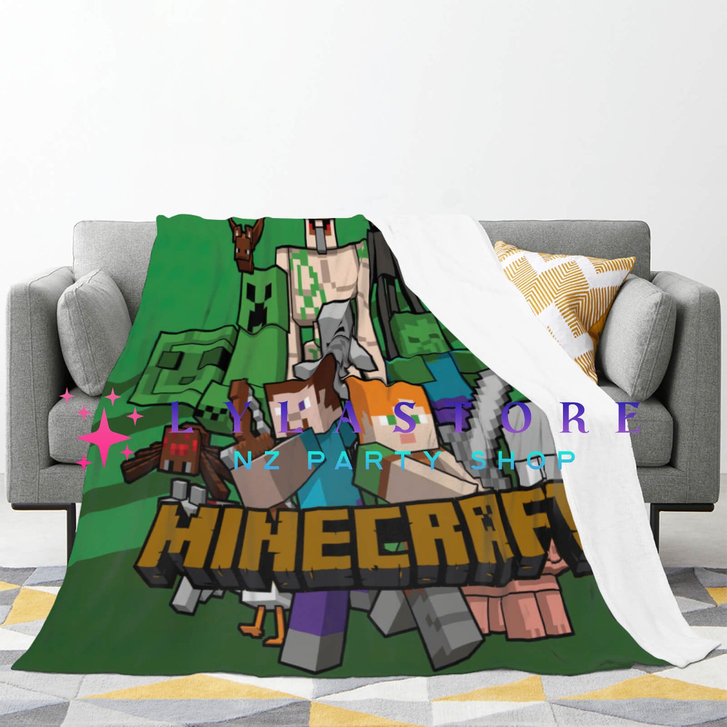 minecraft-blanket-nz-lylastore.com