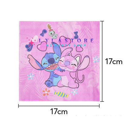 disney-stitch-pink-birthday-party-towel-lylastore.com