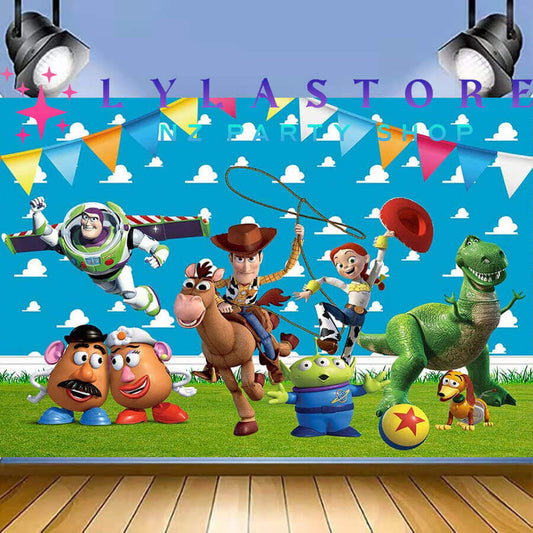 Toy Story Birthday Party Backdrop | Banner - 20
