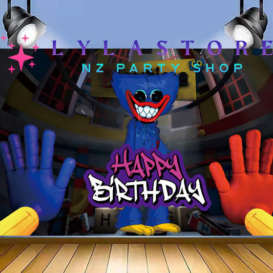 Poppy Playtime Birthday Party Backdrop | Banner - 27