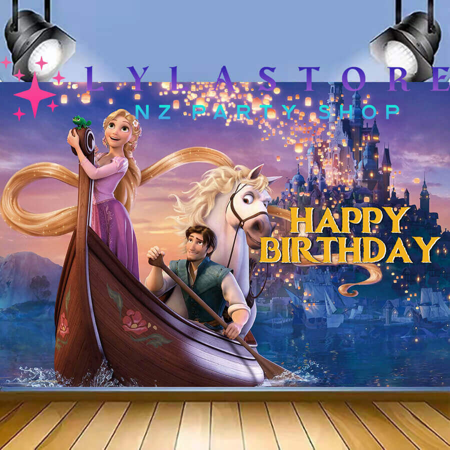 Enchanted Birthday Party Backdrop | Banner - 29