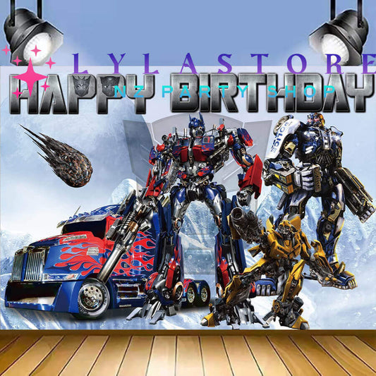 Shop Products Transformer Birthday Party Backdrop From LYLASTORE NZ