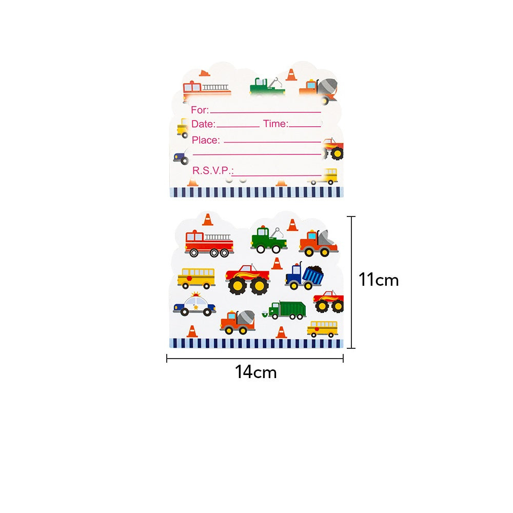 145Pcs Truck and Car Birthday Party Decorations