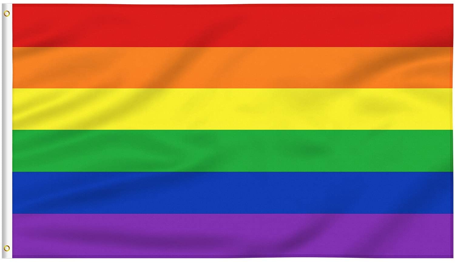 LGBT Rainbow Flag and balloons - lylastore