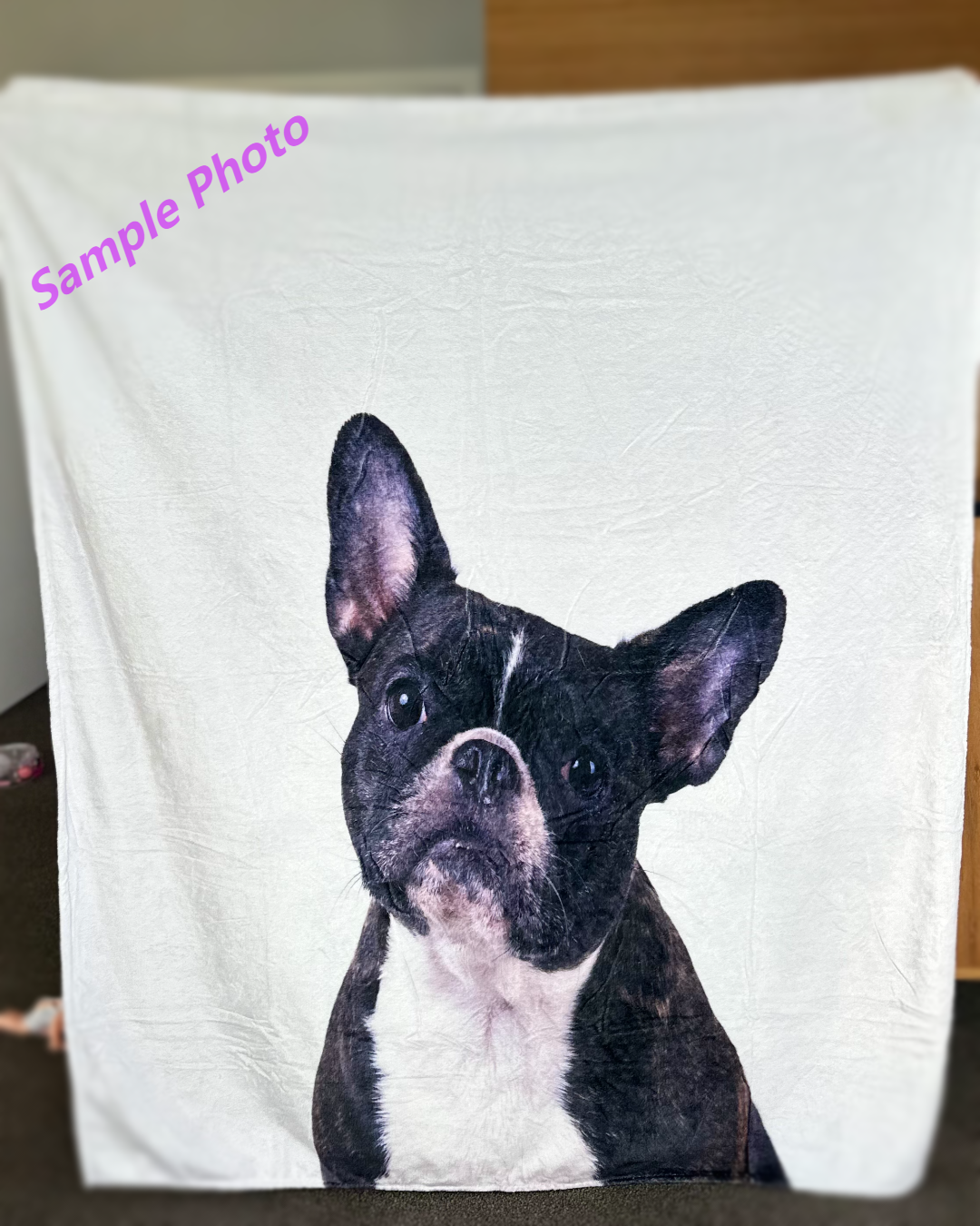 Bulldog Flannel Blanket - Perfect for Snuggling - lylastore