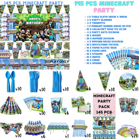 Minecraft Party Pack - lylastore