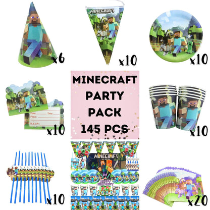 Minecraft Party Pack - lylastore