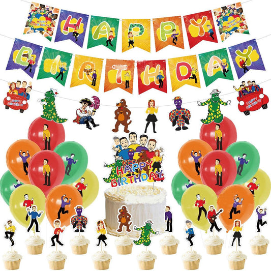 The Wiggles Theme Birthday Party Decorations - lylastore