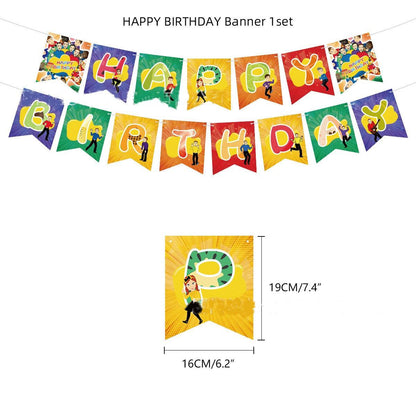 The Wiggles Theme Birthday Party Decorations - lylastore